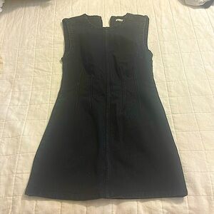 Trending!! Black denim shift dress- never worn!
